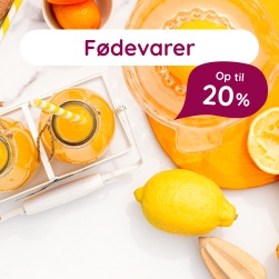 F�devarer - Op til 20%